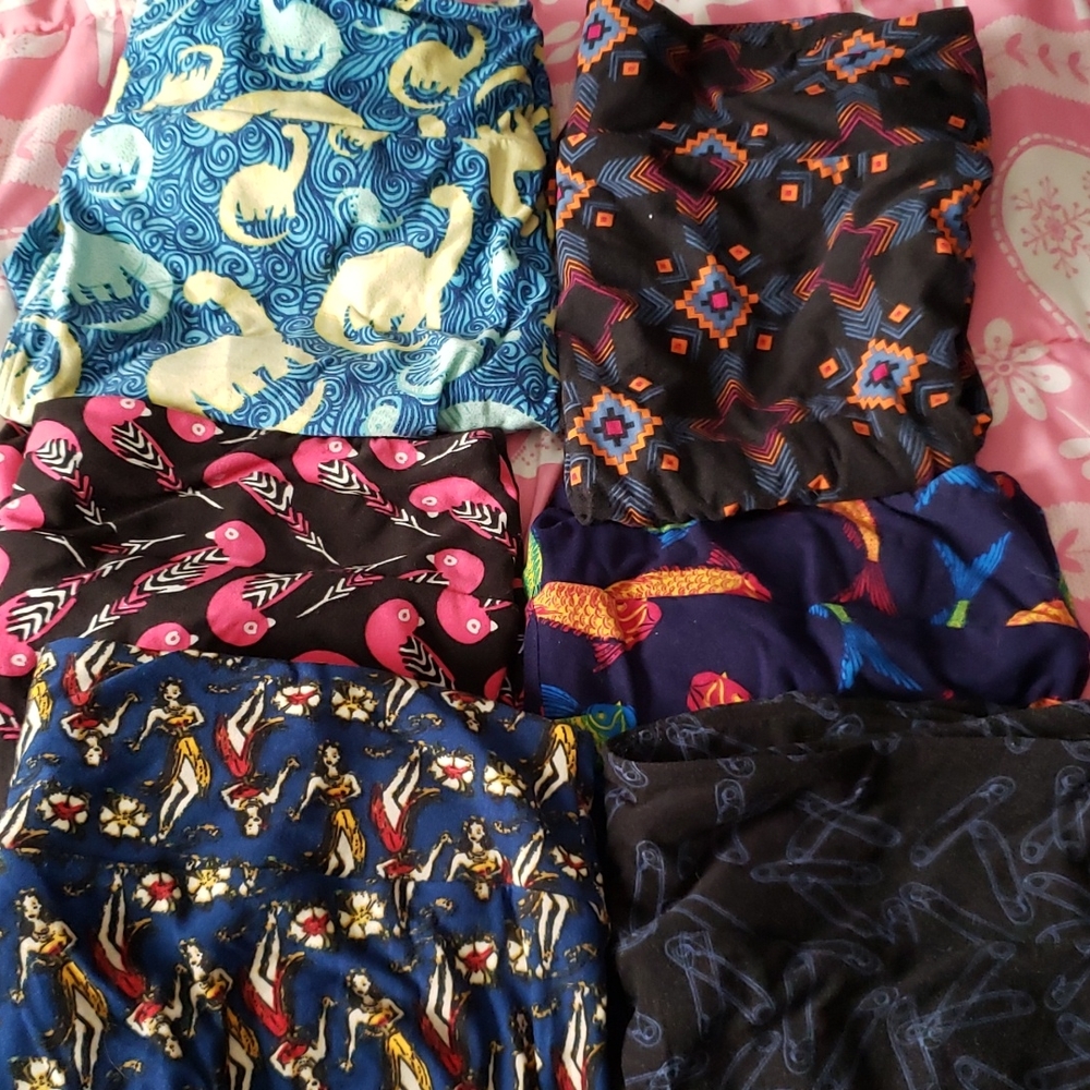 6 pairs of leggings